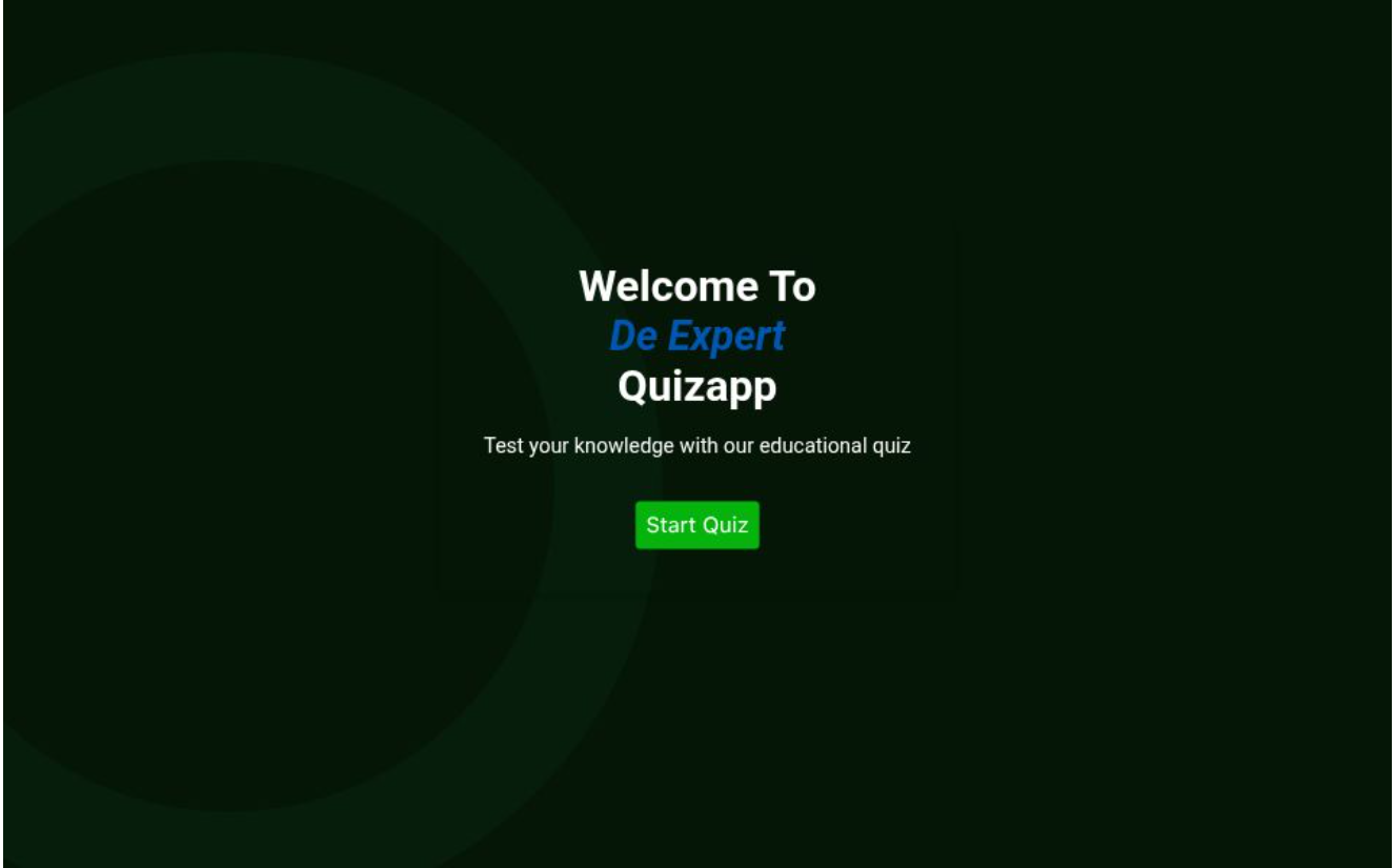Quiz Web App preview